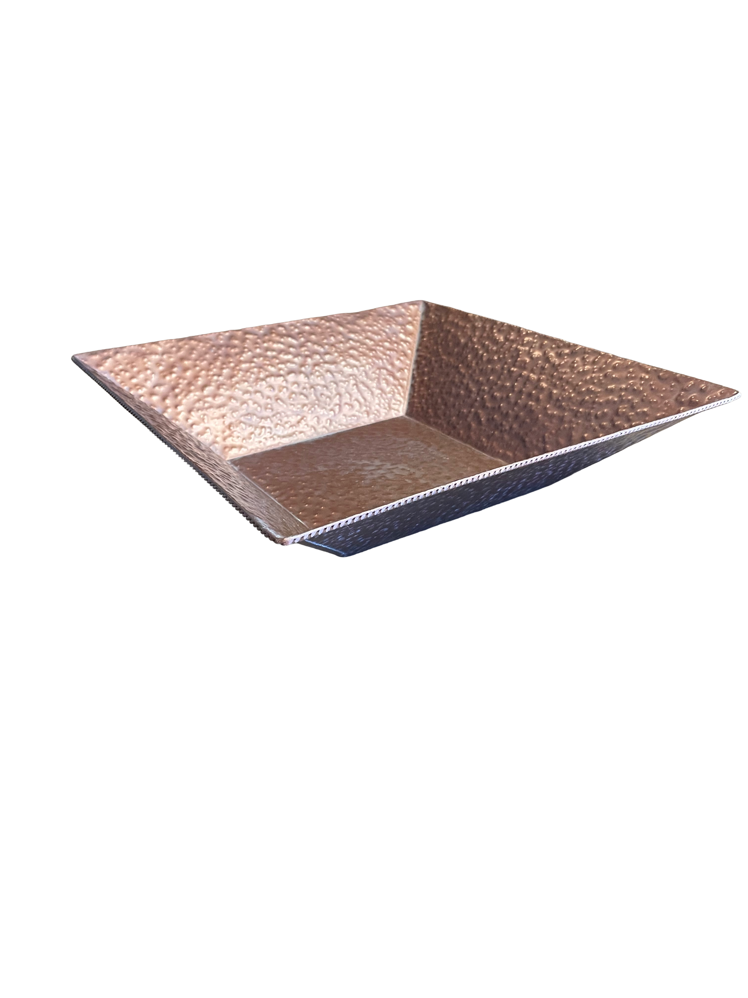 Southern Living at Home Hammered Square Copper Tray - BinxBerry Consignment