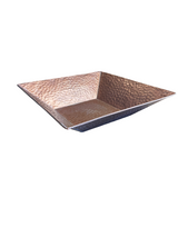 Southern Living at Home Hammered Square Copper Tray