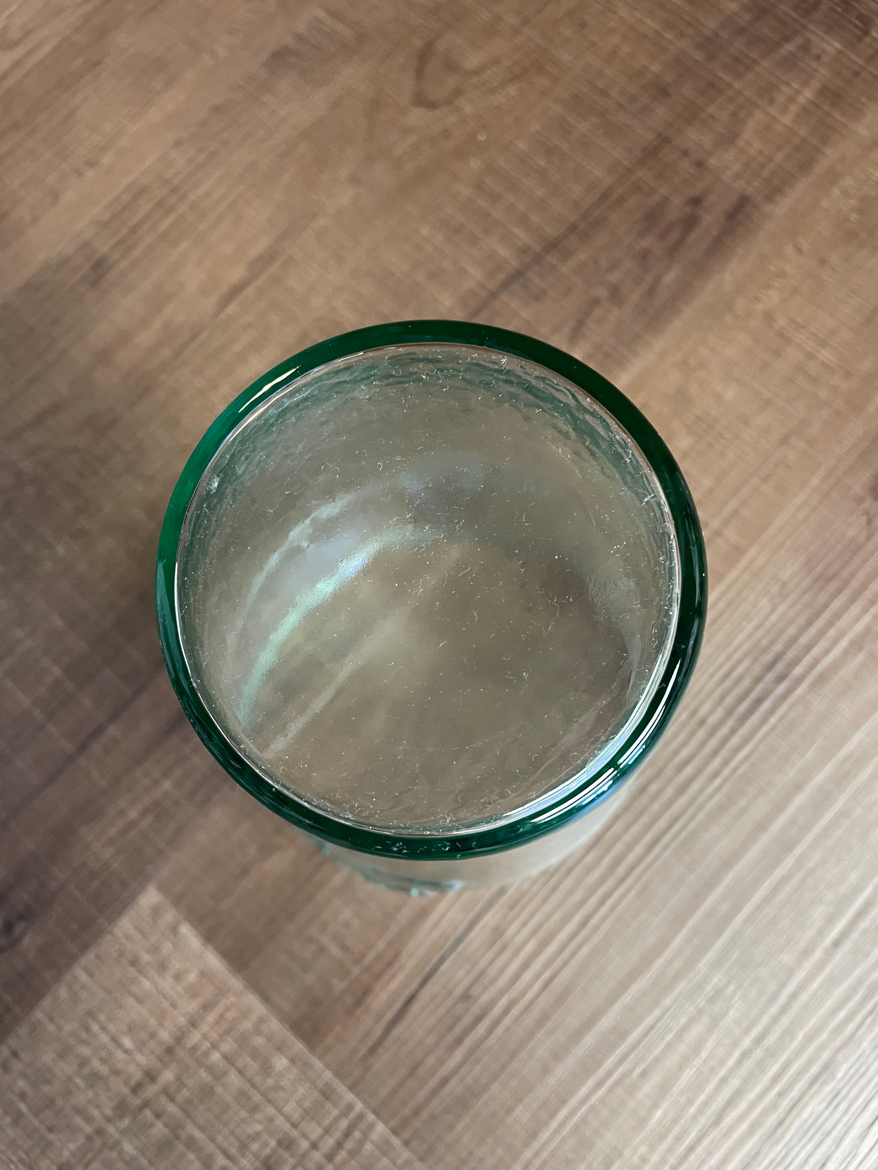 Coca-Cola Vintage Hammered Glass 7" Tumbler
