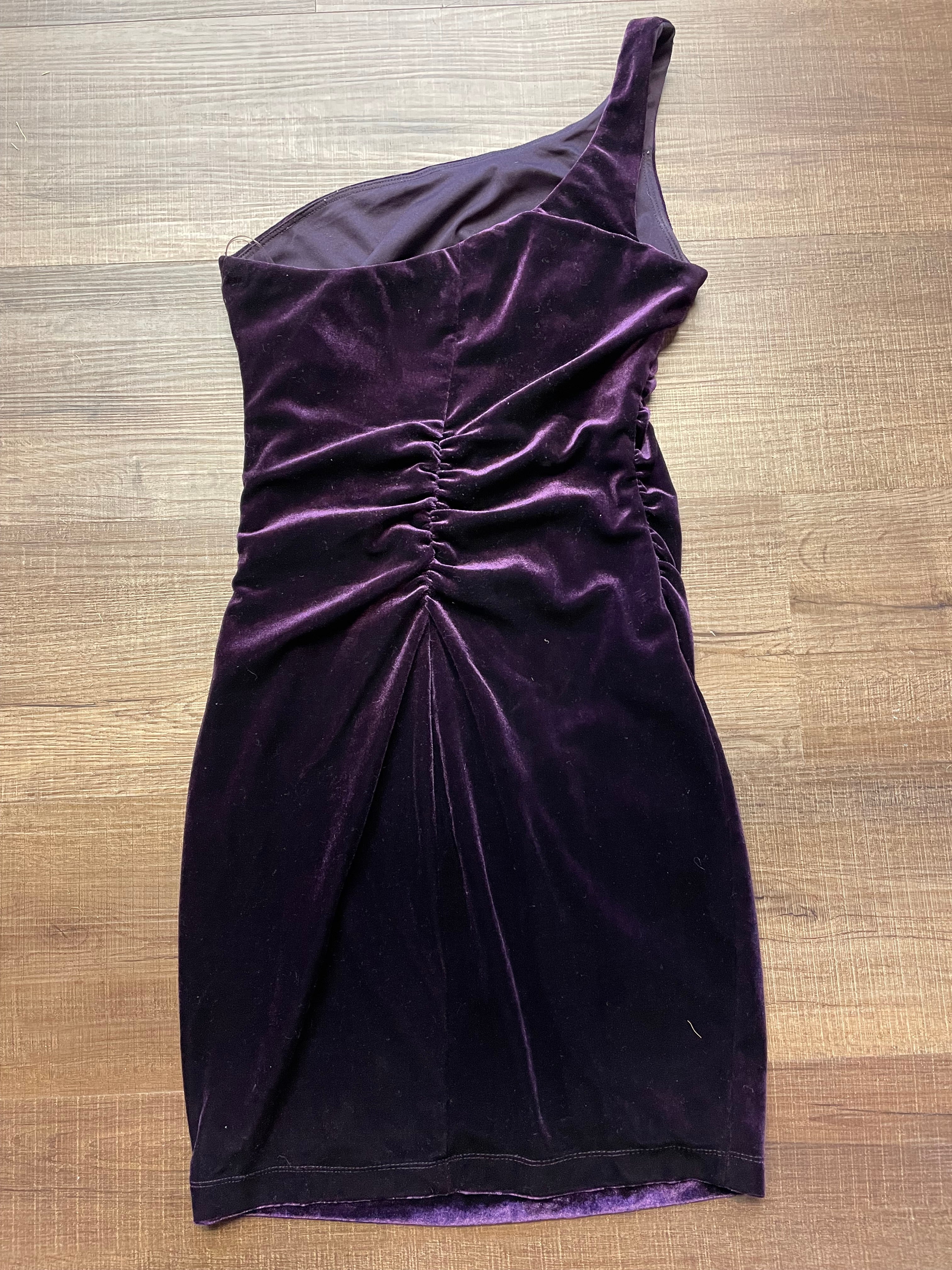 Emerald Sundae Velvet Dress (XS)