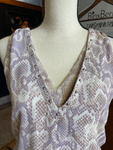 White House Black Market Snakeskin Print Midi Dress (4)