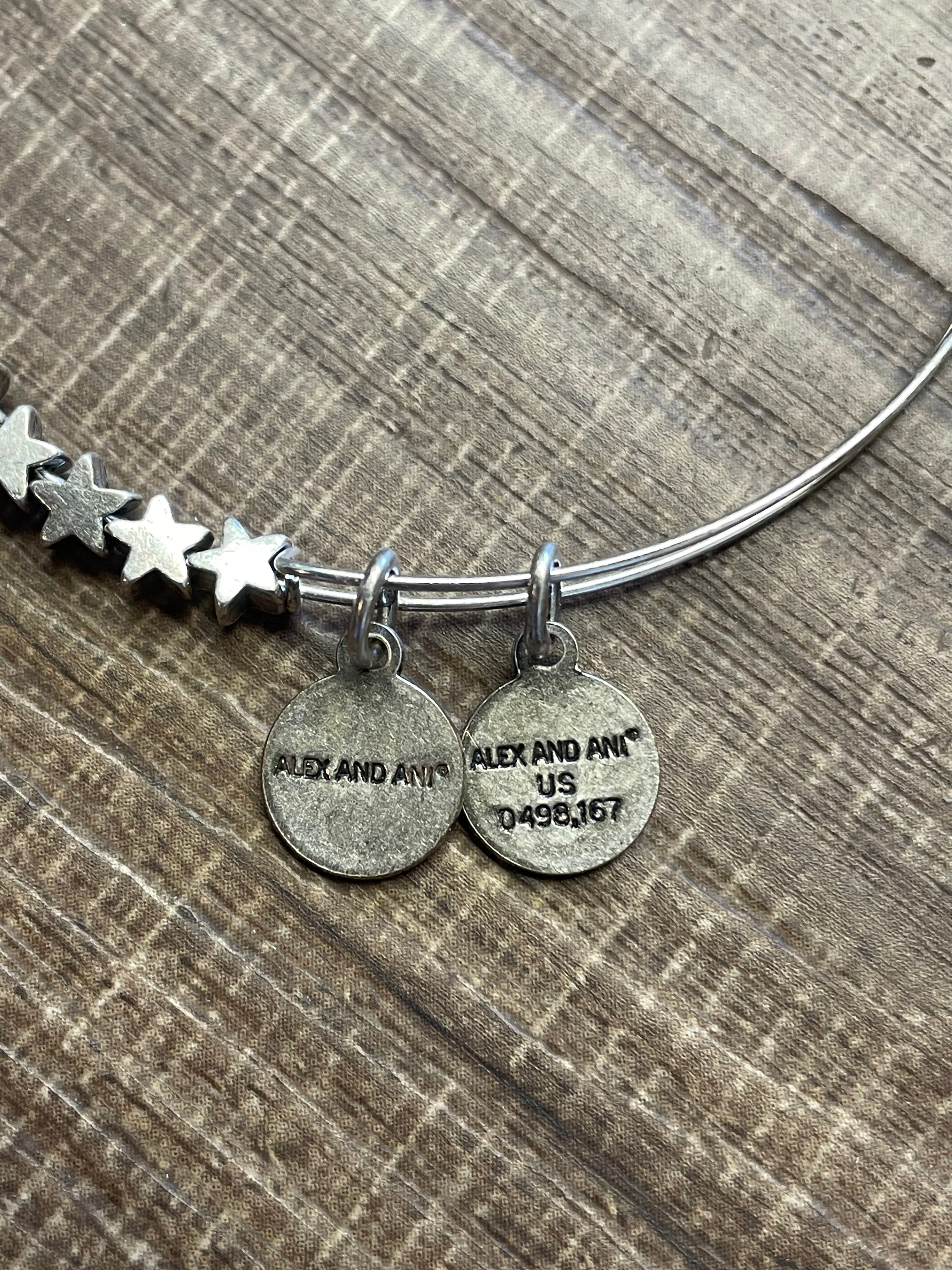 Alex and Ani Star Beaded Bangle Bracelet - BinxBerry Consignment