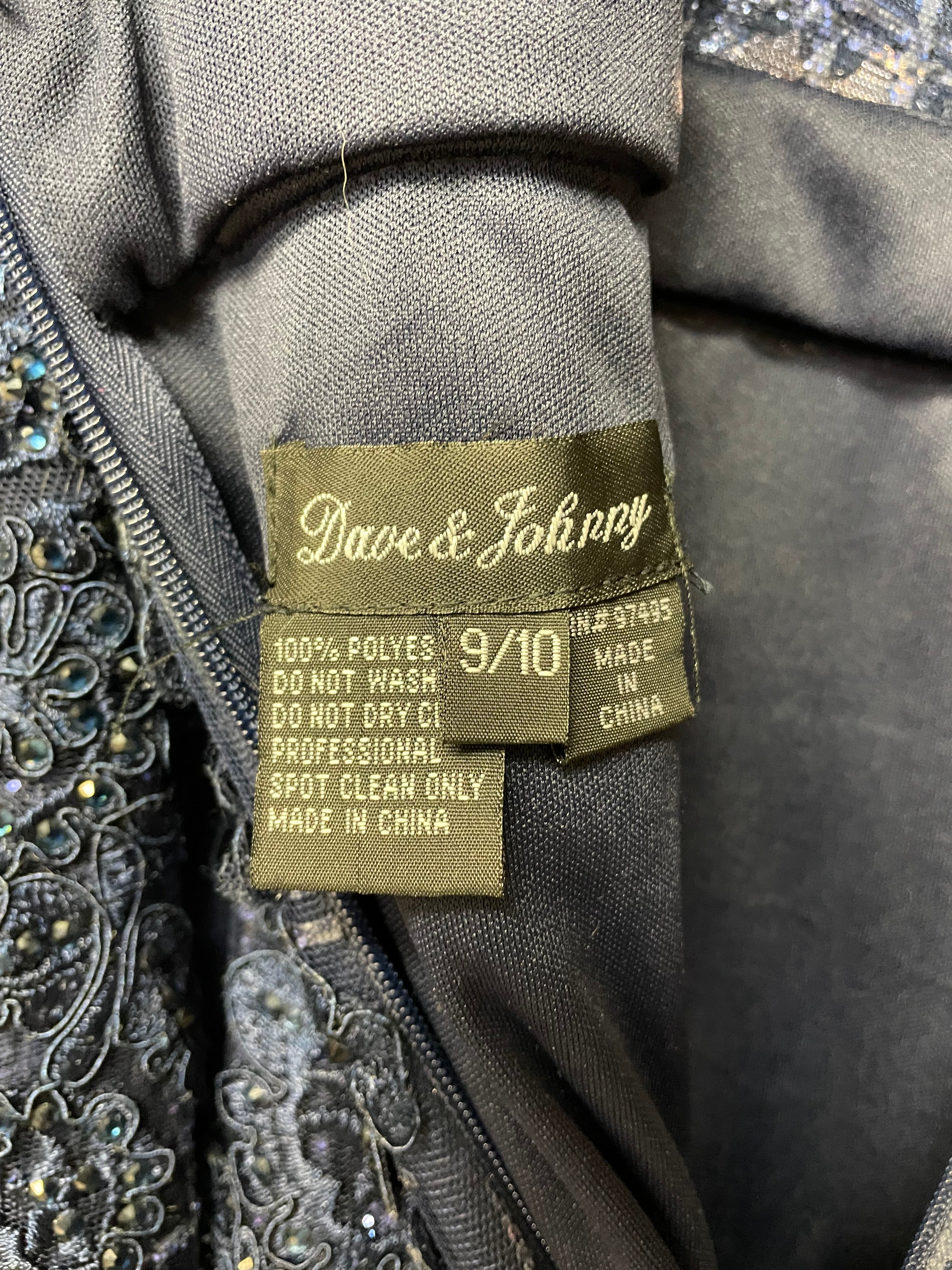 Dave & Johnny Formal Beaded Dress (9/10)