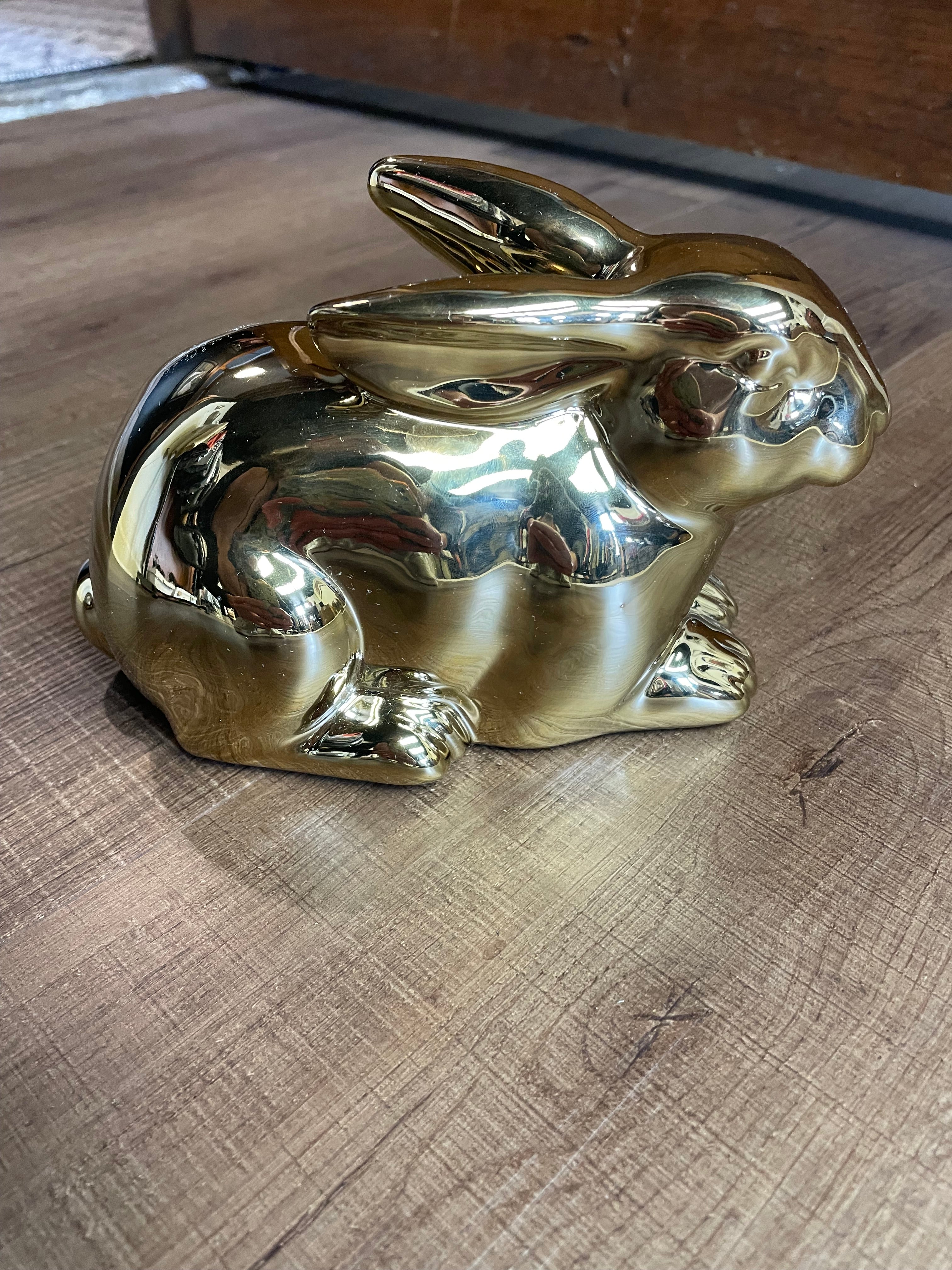 Threshold Gold Bunny Figurine