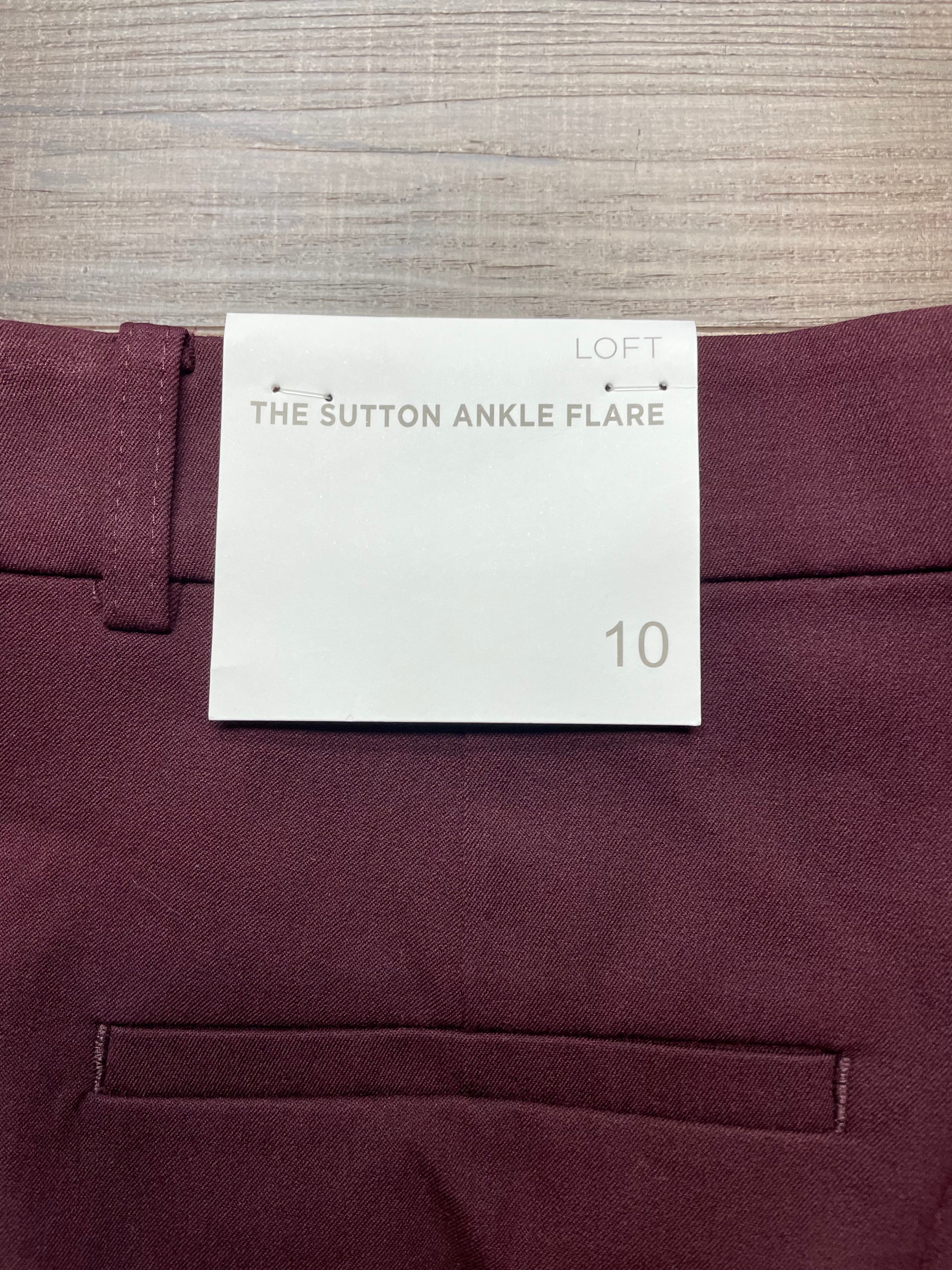 Loft the Sutton Ankle Flare Women's Pants (10)