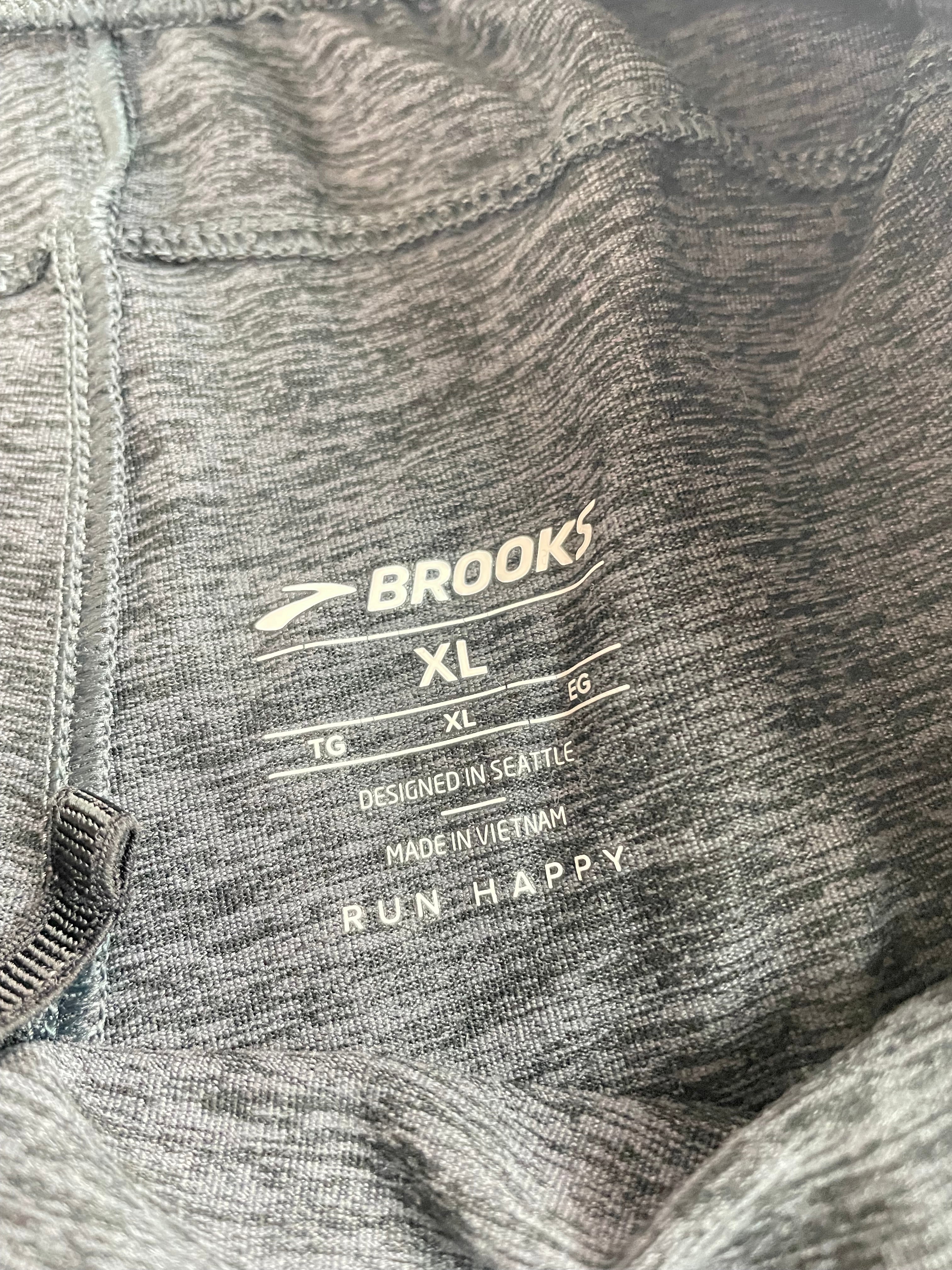 Brooks Heathered Gray Women's Run Happy Joggers (XL)