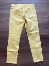 Loft Modern Skinny Crop Women's Yellow Denim (6)