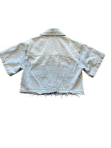 Blank NYC Women's Short Sleeved Cropped Jean Jacket (S)