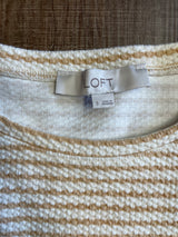 Loft Textured Side Knot Mini Dress (S)