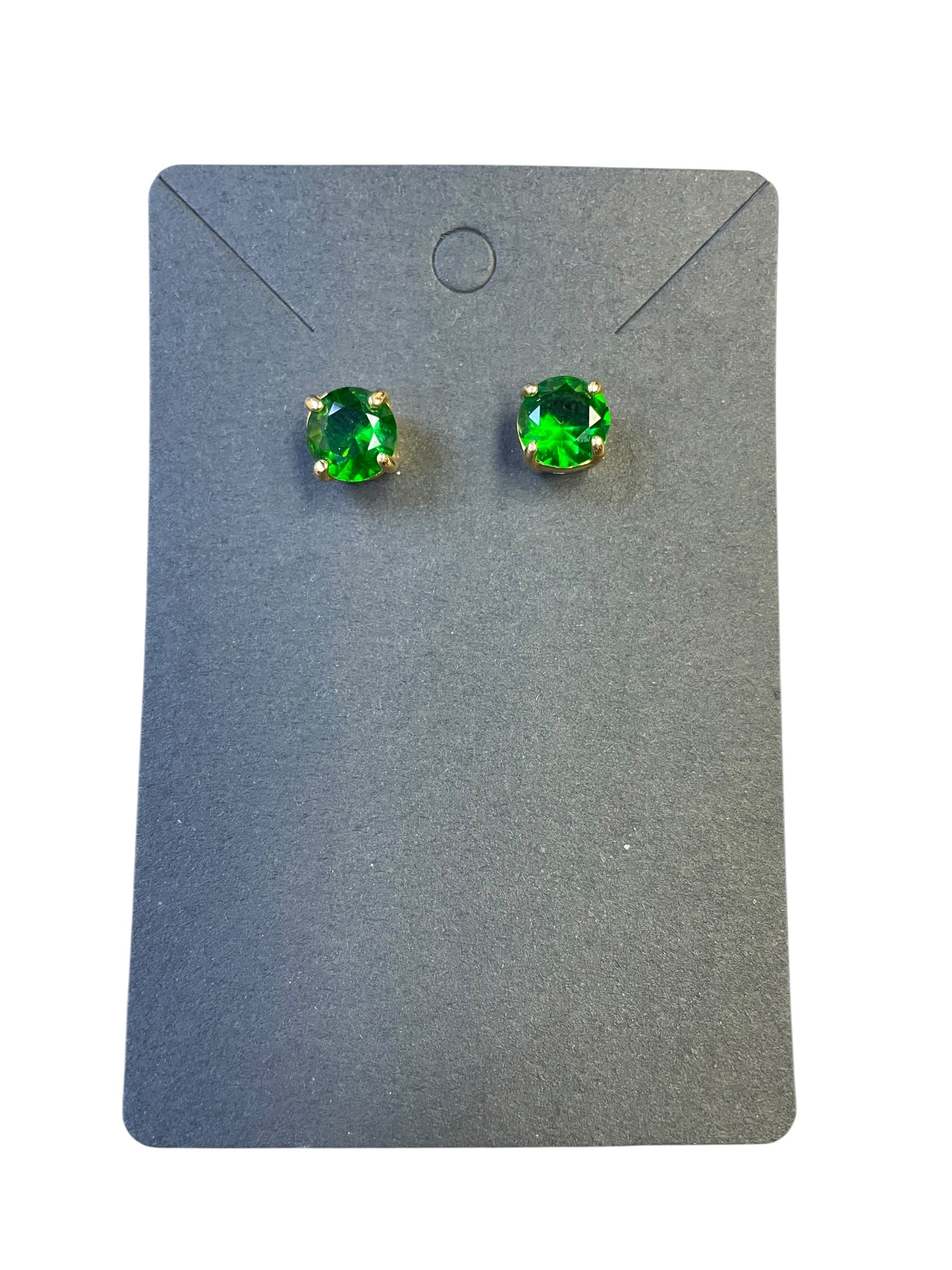 Kate Spade Bright Ideas Emerald Simulant Stud Earrings