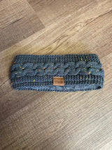 Loritta Gray Confetti Fleece Lined Headband - BinxBerry Consignment