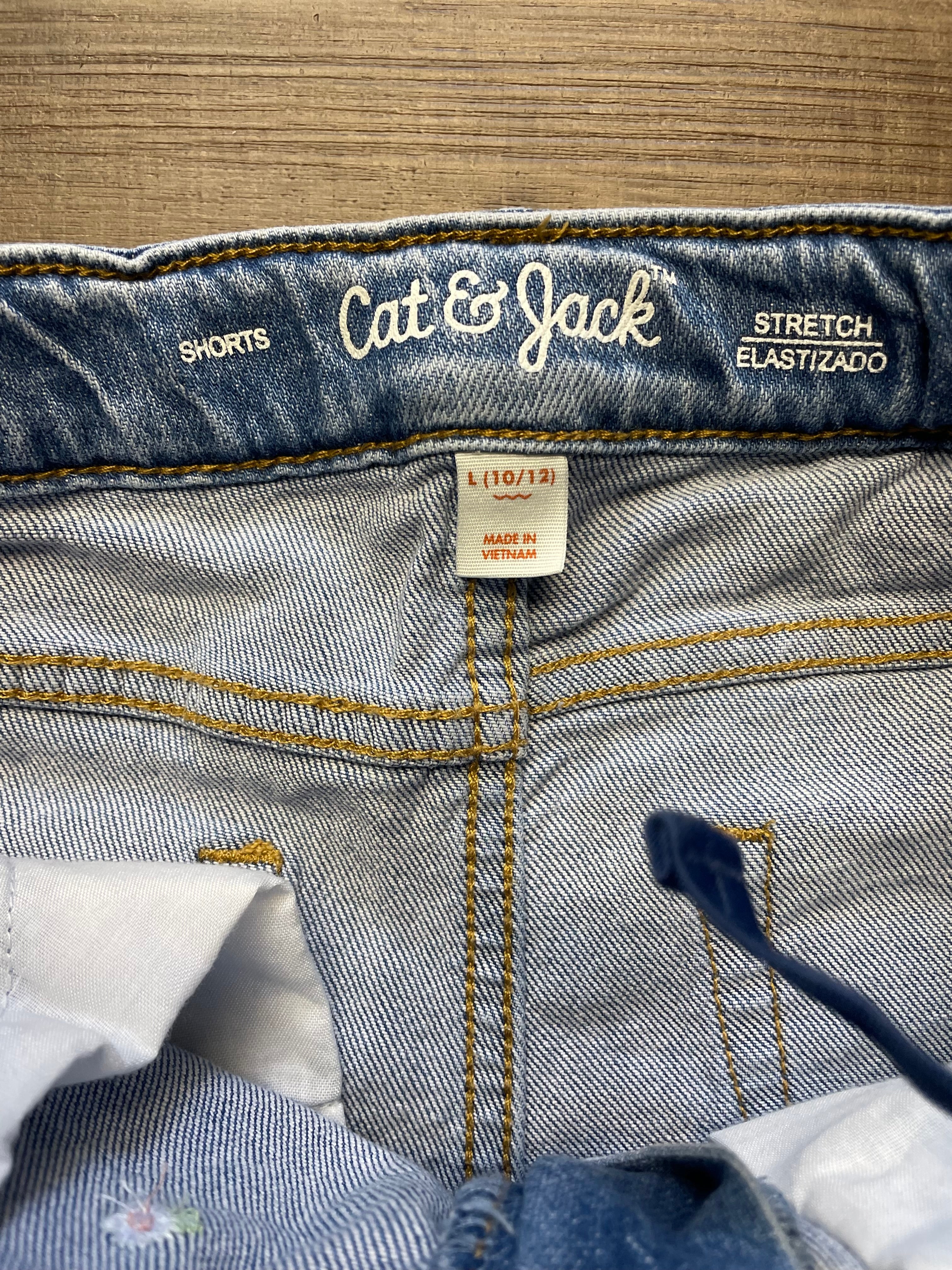 Cat & Jack Stretch Girls Jean Shorts (YL)