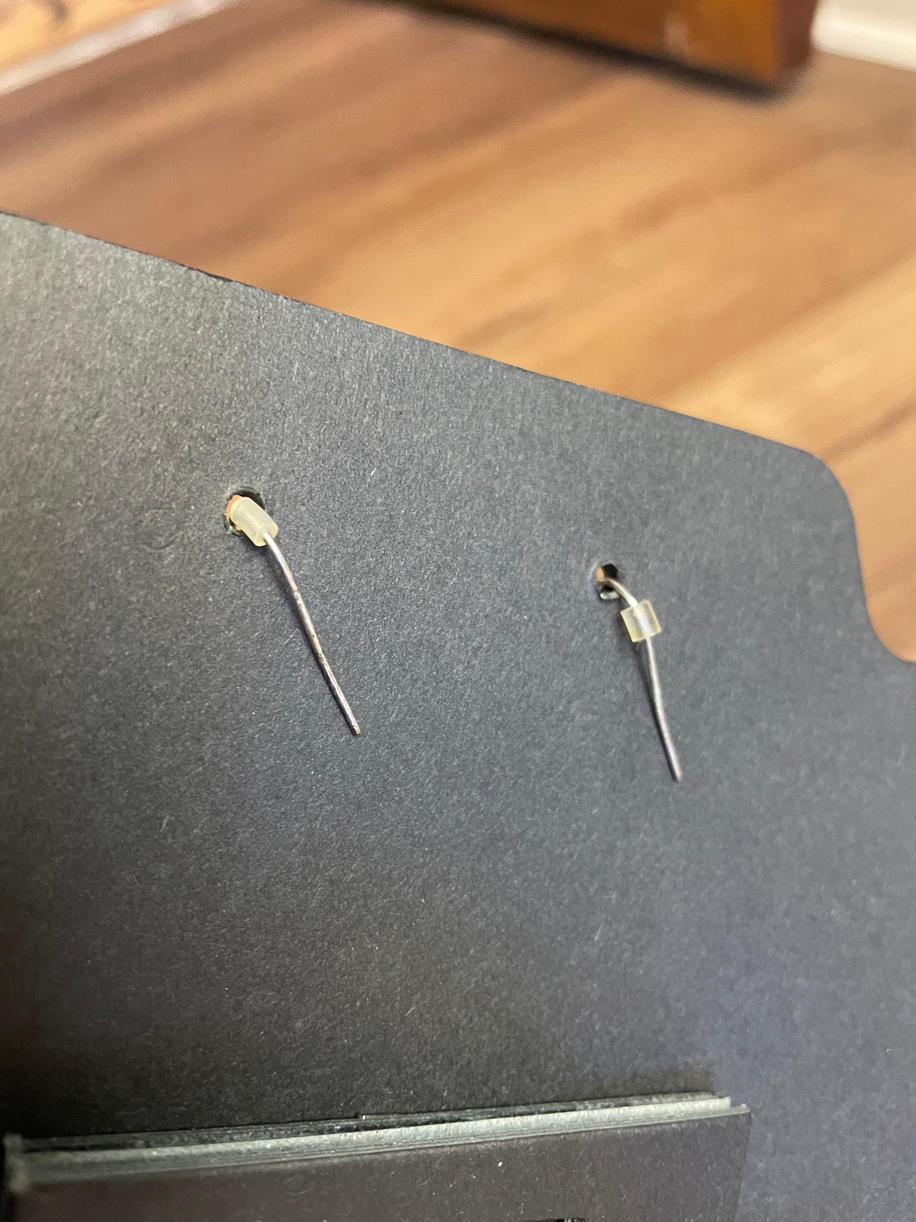 Silver Feather Cascading Dangle Earrings