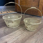 Gold Glitter Star Handled Baskets