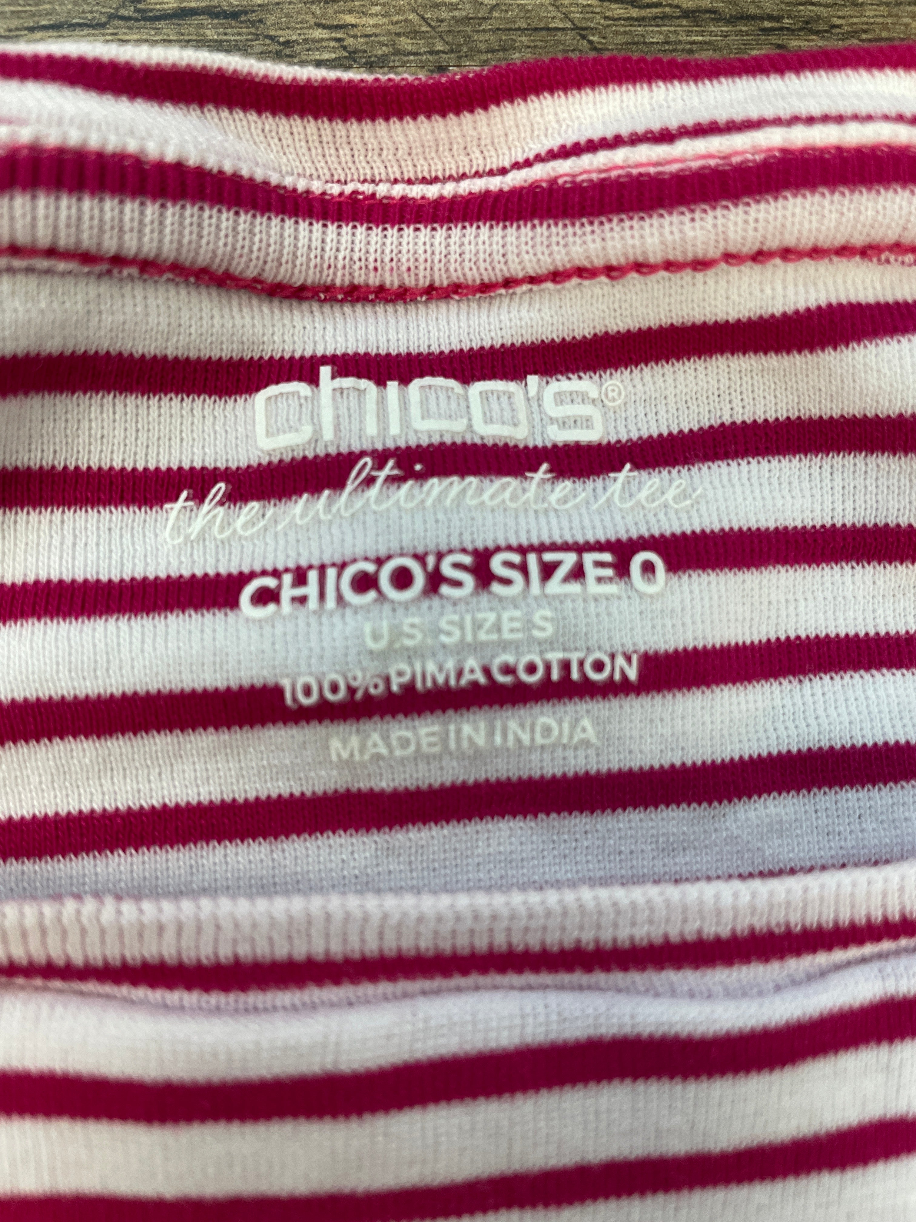 Chicos The Ultimate Tee (0/S) - BinxBerry Consignment