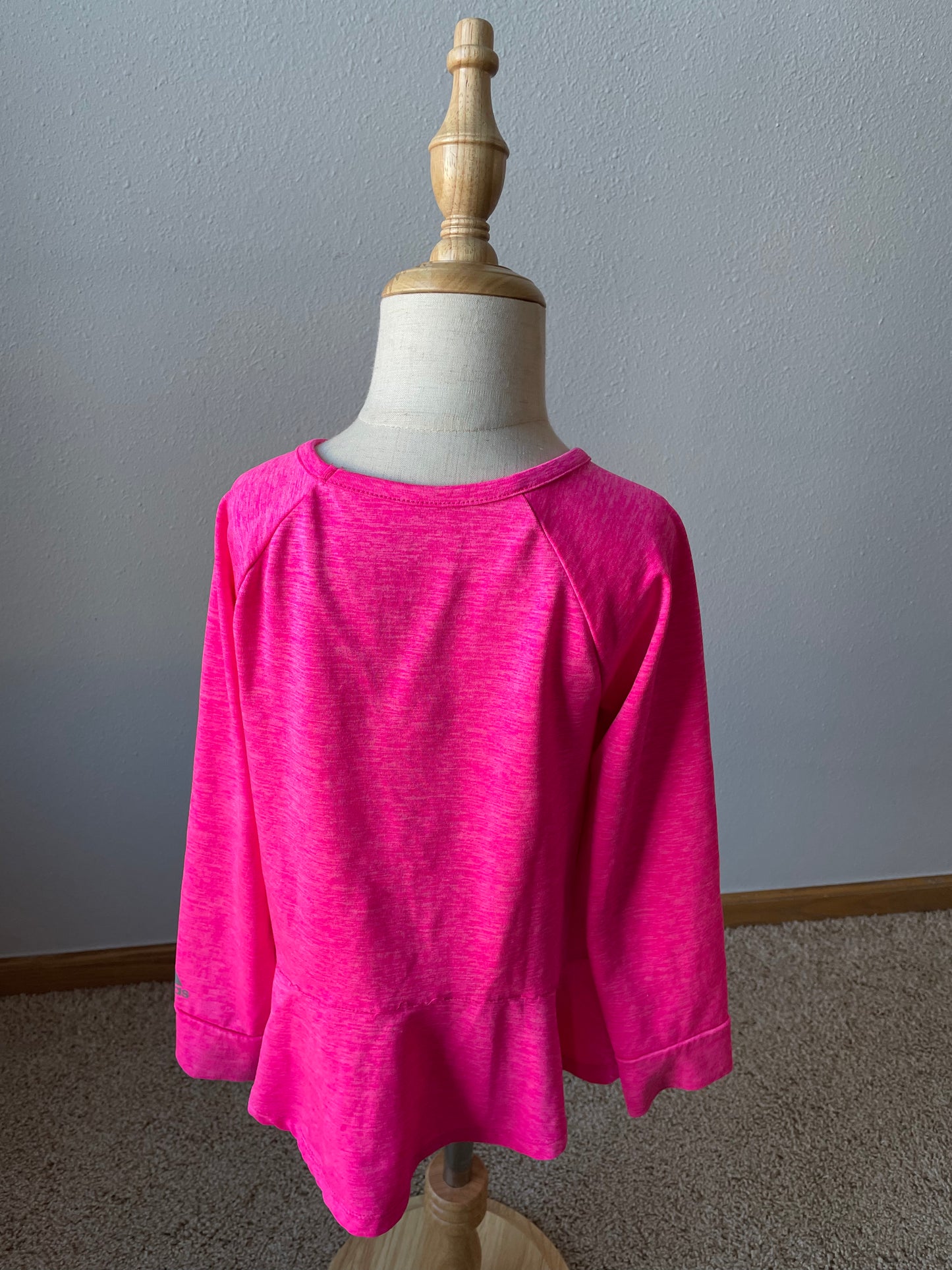 Adidas Pink Long Sleeved Shirt (5T)
