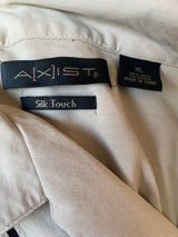 Axist Silk Touch Beige Men's Button Down (XL)