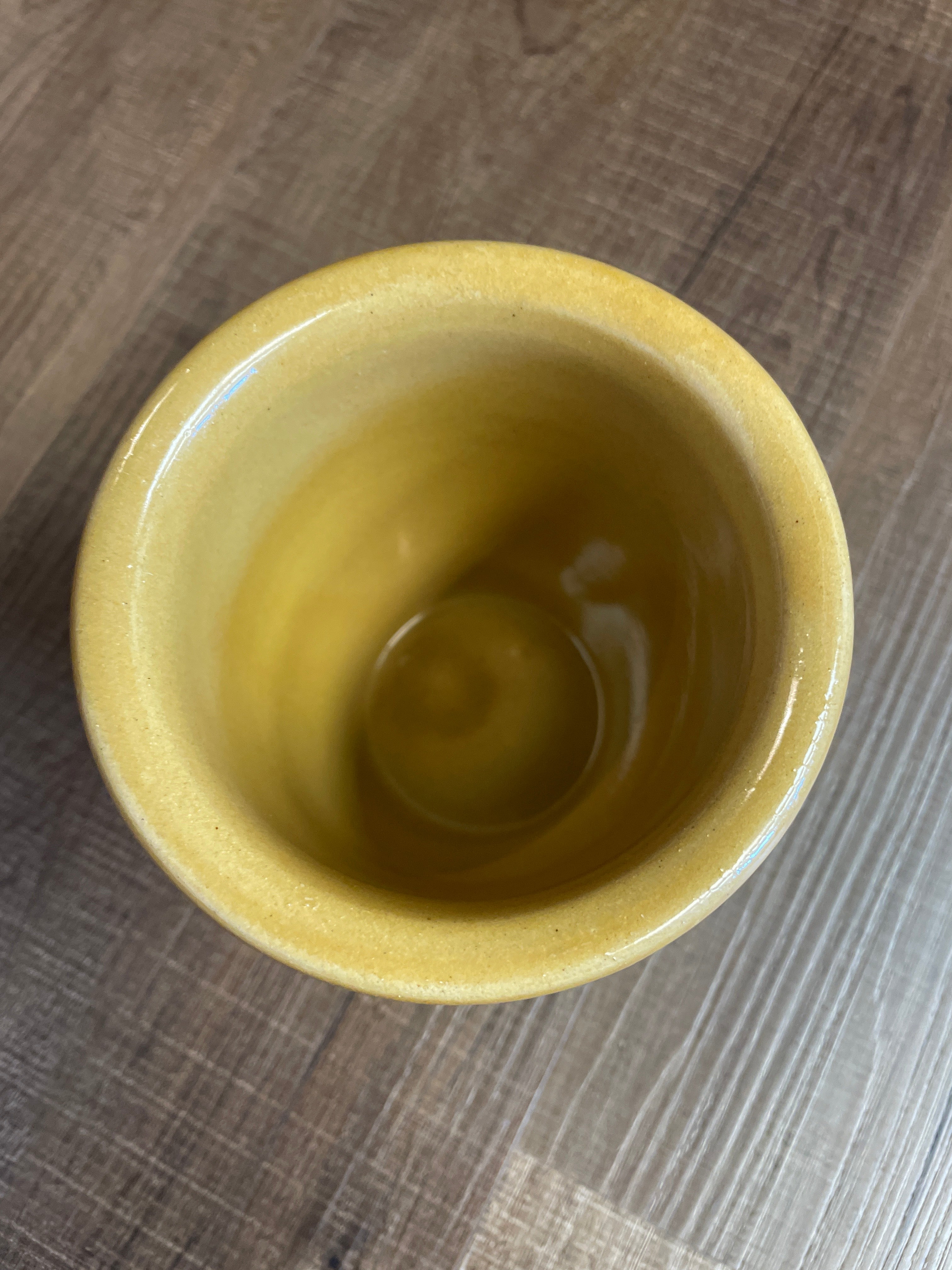American General Painted 4" Pottery Cup
