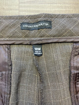 Counterparts Brown Twill Women's Trousers (18W)