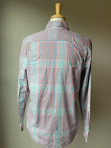 Perry Ellis Red & Blue Checkered Button Down (M)