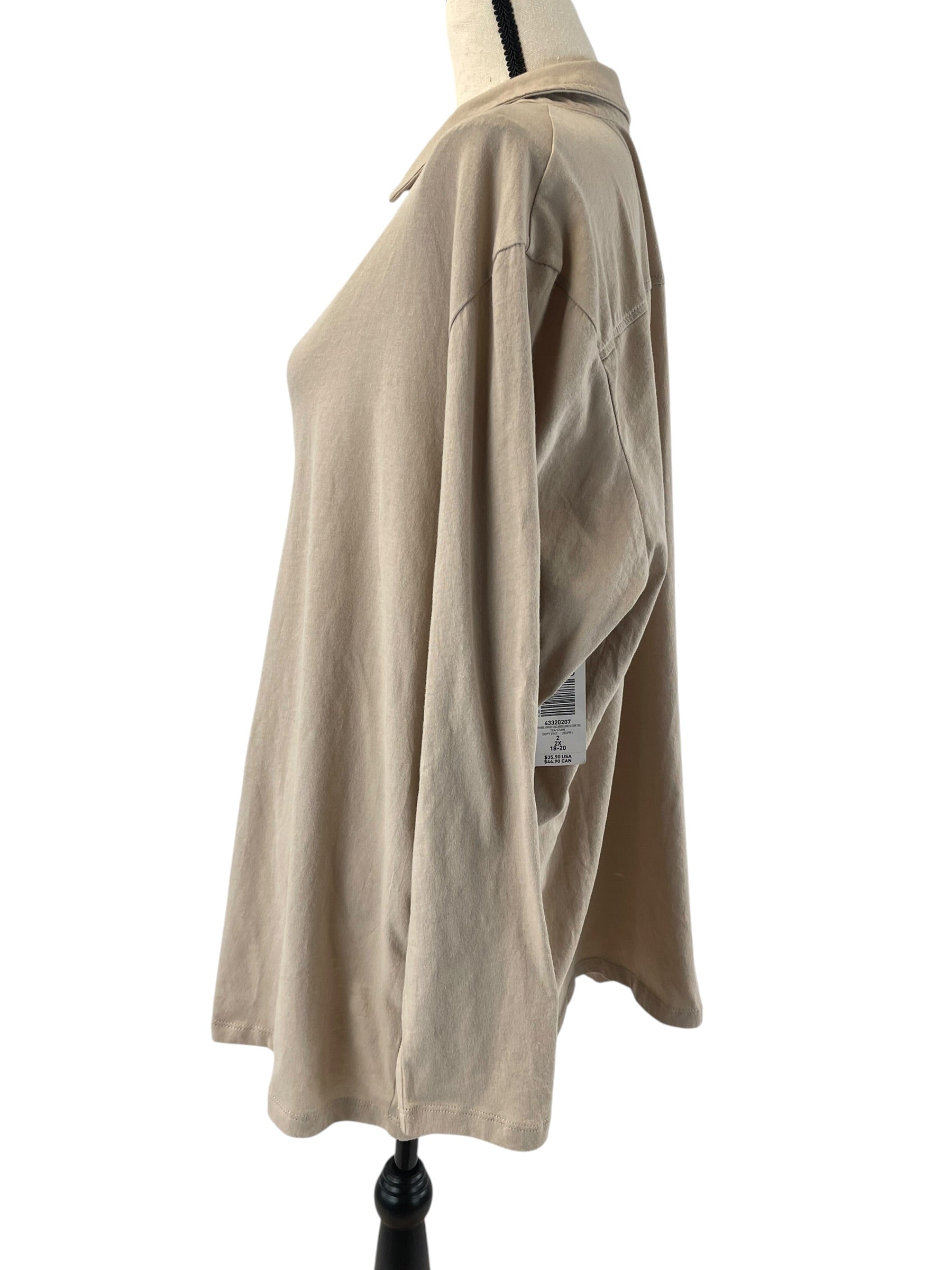 Torrid NWT Heritage Jersey Long Sleeve Tee (2X) - BinxBerry Consignment