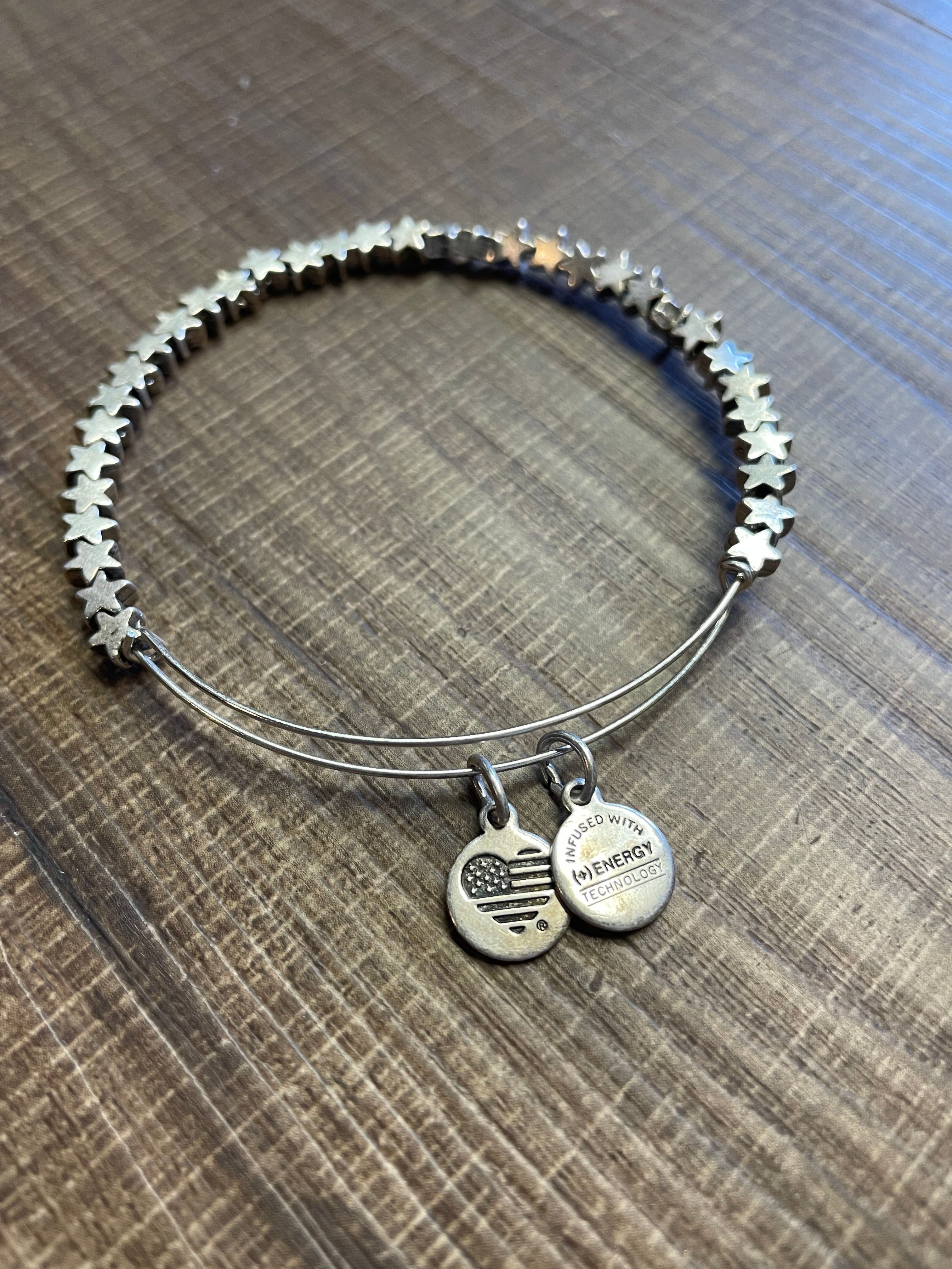 Alex and Ani Star Beaded Bangle Bracelet - BinxBerry Consignment