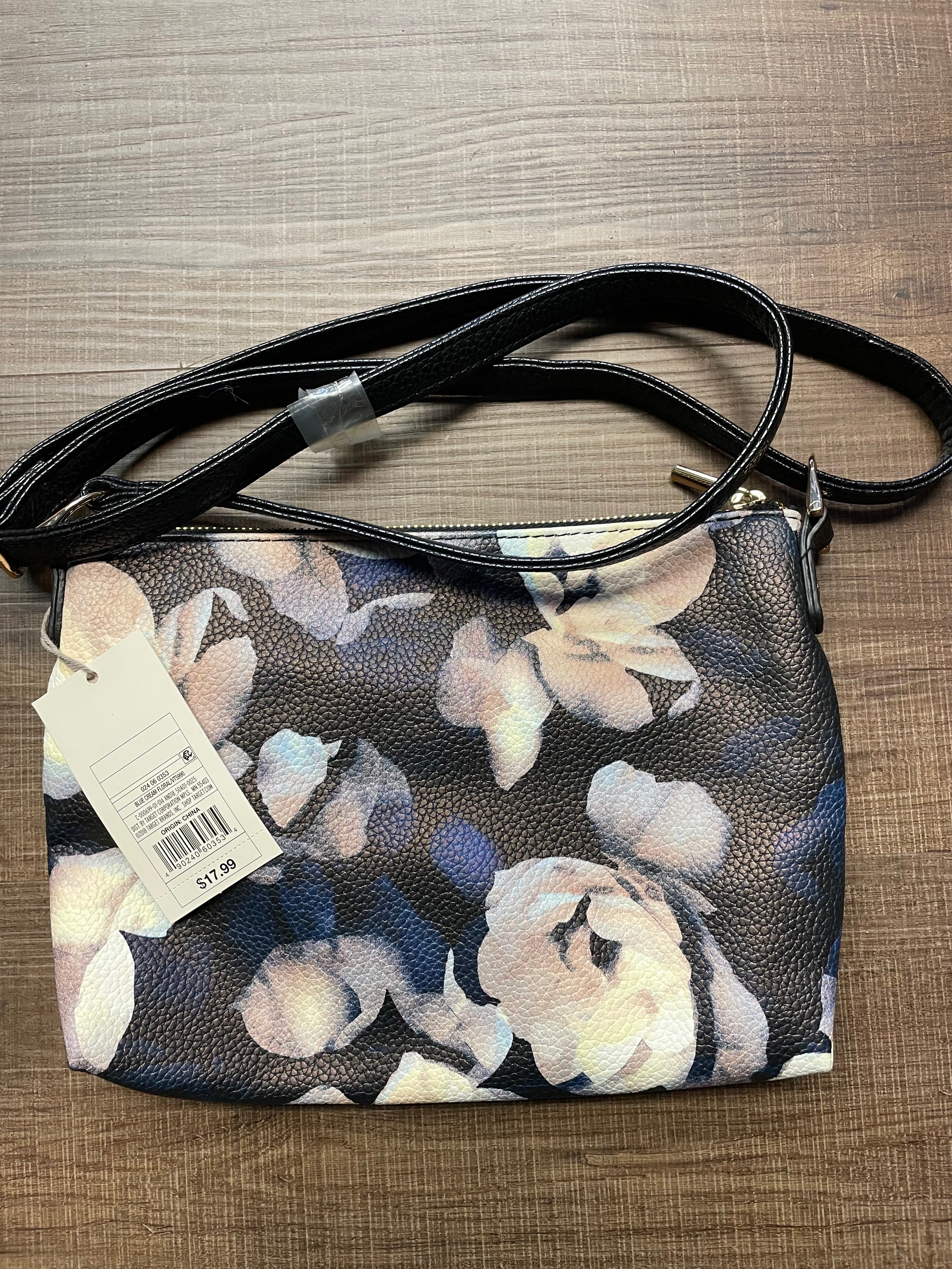 A New Day NWT Floral Crossbody