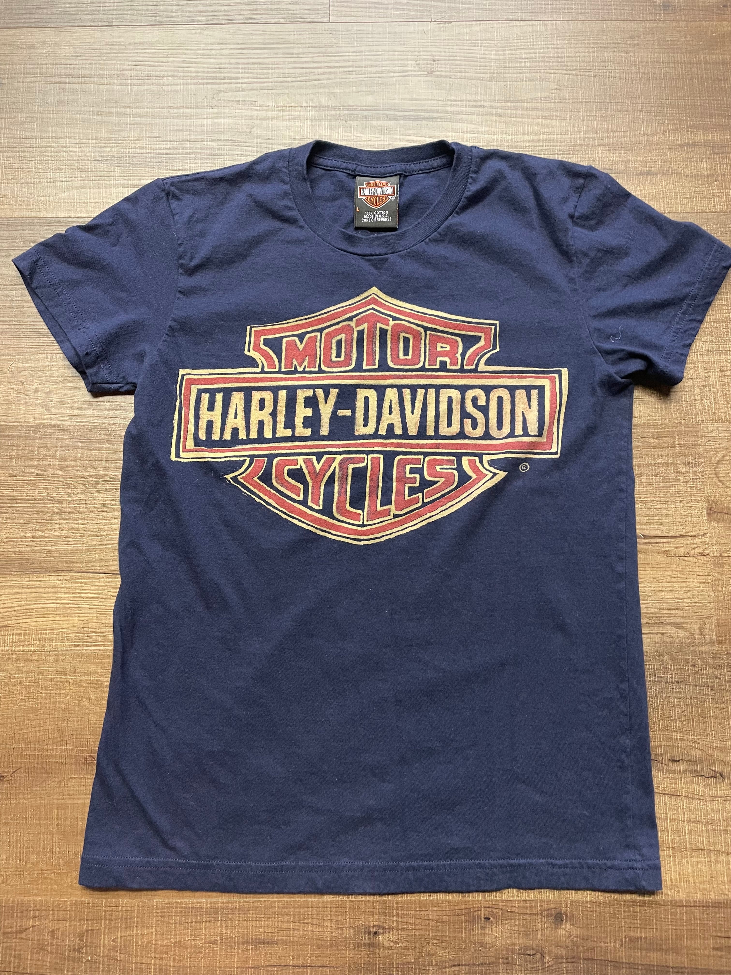 Hawkeye Harley Davidson Women's Tee (L)