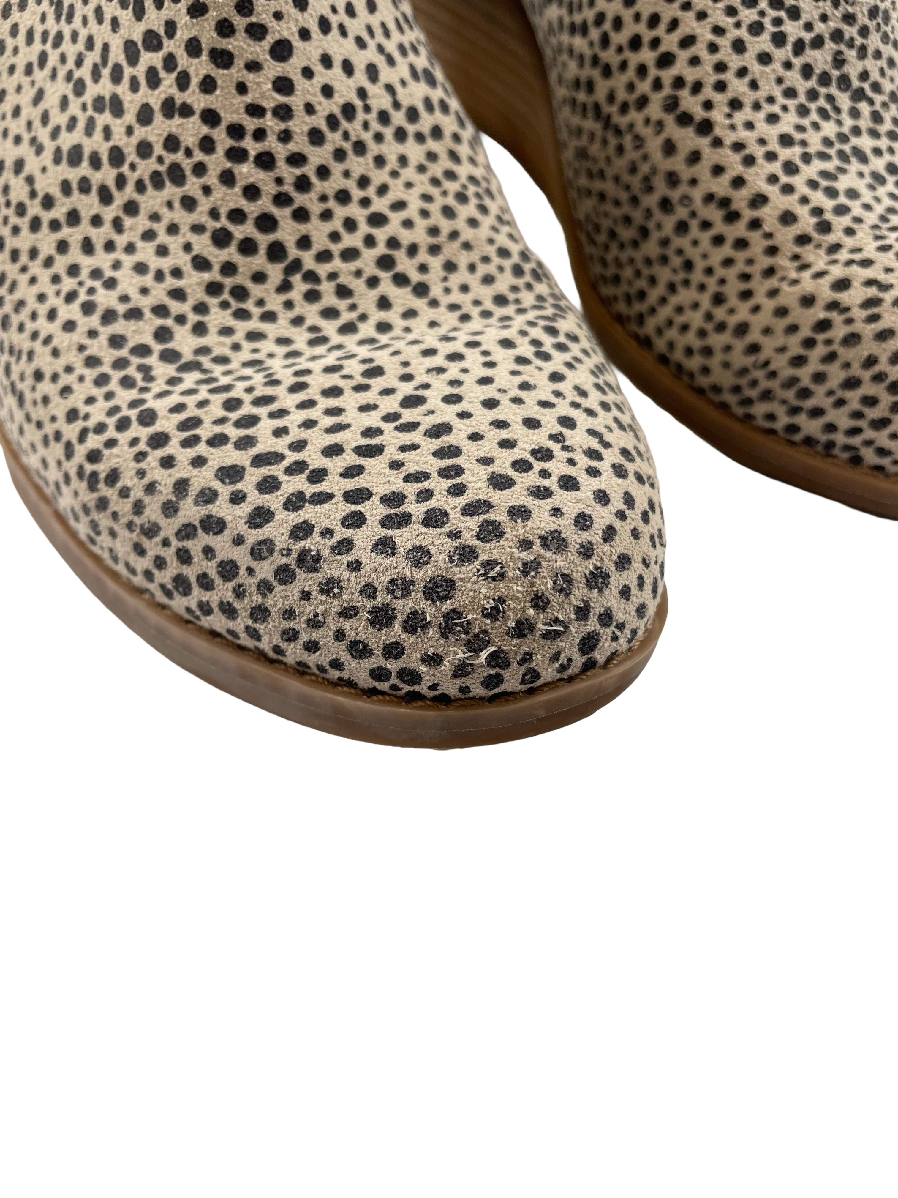 Tom's Women's Wedge Polka Dot Bootie (7.5) - BinxBerry Consignment