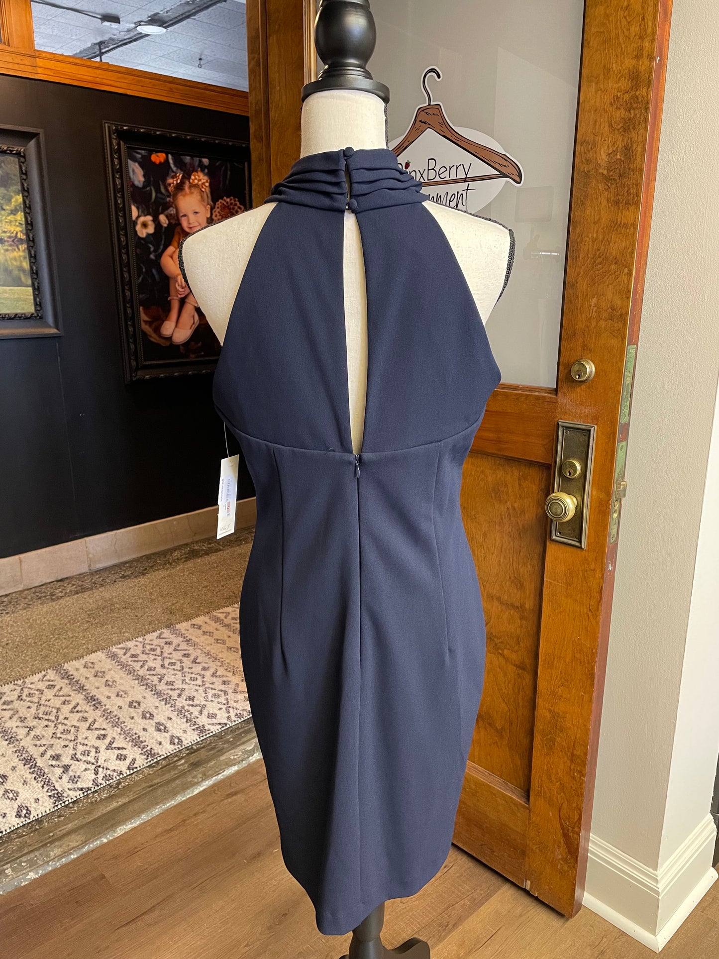 Eliza J Sleeveless Cross Front Dress (12)