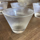 Vintage Federal Glass Fine Ribbed Punch Bowl Set