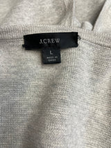J. Crew Wool Blend Open Front Long Duster Cardigan (L)