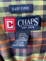 Chaps Easy Care Men's Plaid Button Down (M)
