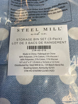 STEEL MILL & CO. Storage Bin Set