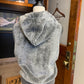 Eddie Bauer Fuzzy Hooded Vest (M)
