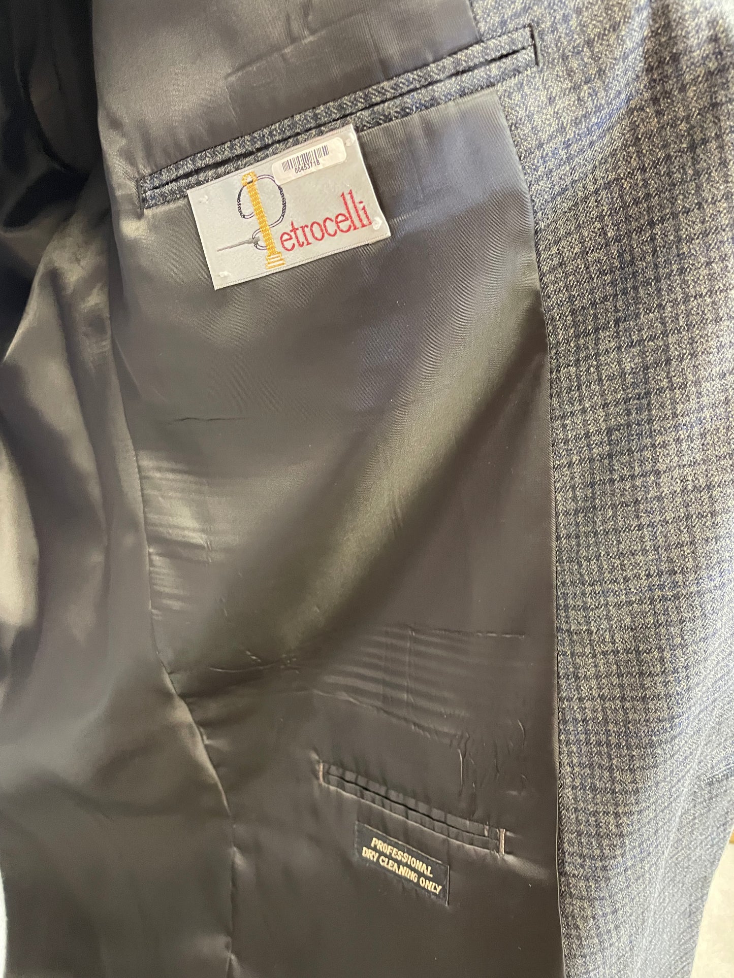 Petrocelli Men's Silk & Wool Suit Coat (48XL)