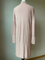 Leith Open Front Wool Blend Cardigan (S)