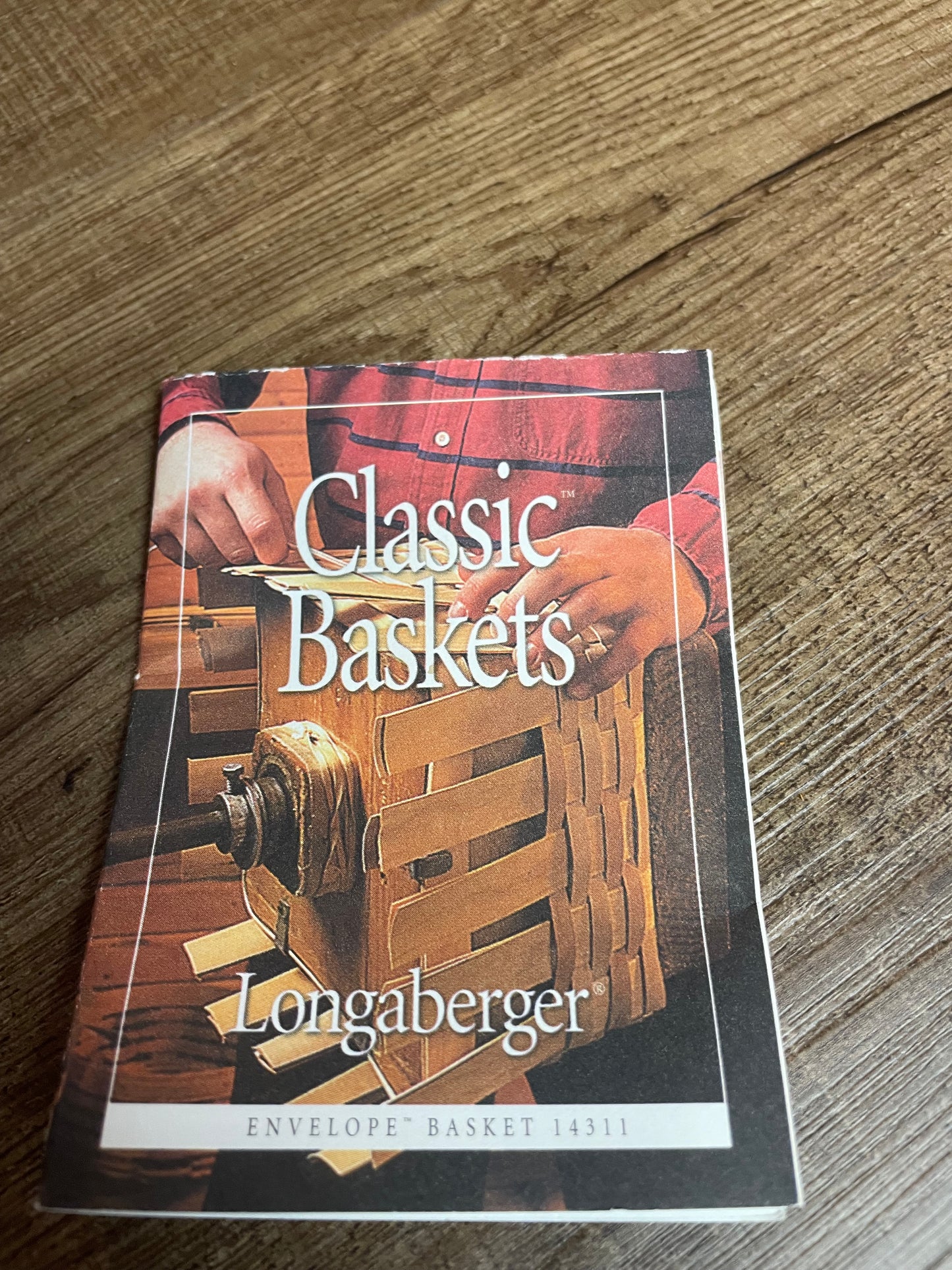Longaberger Envelope Basket & Lid