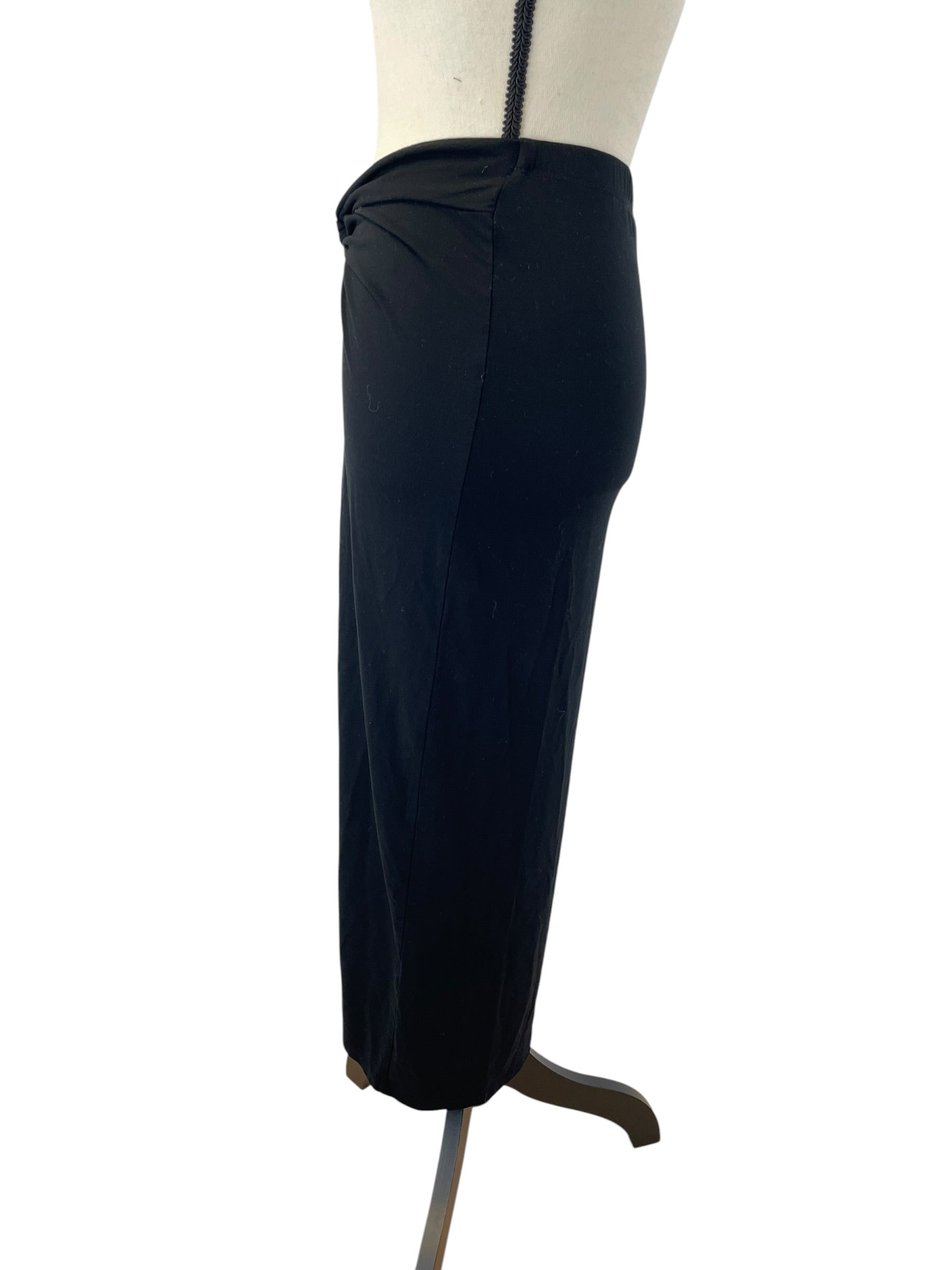 Reformation Rylan Black Twist Front Maxi Skirt (S) - BinxBerry Consignment