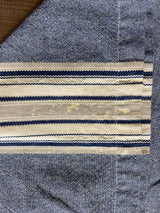 Park B. Smith Blue and Tan Shower Curtain