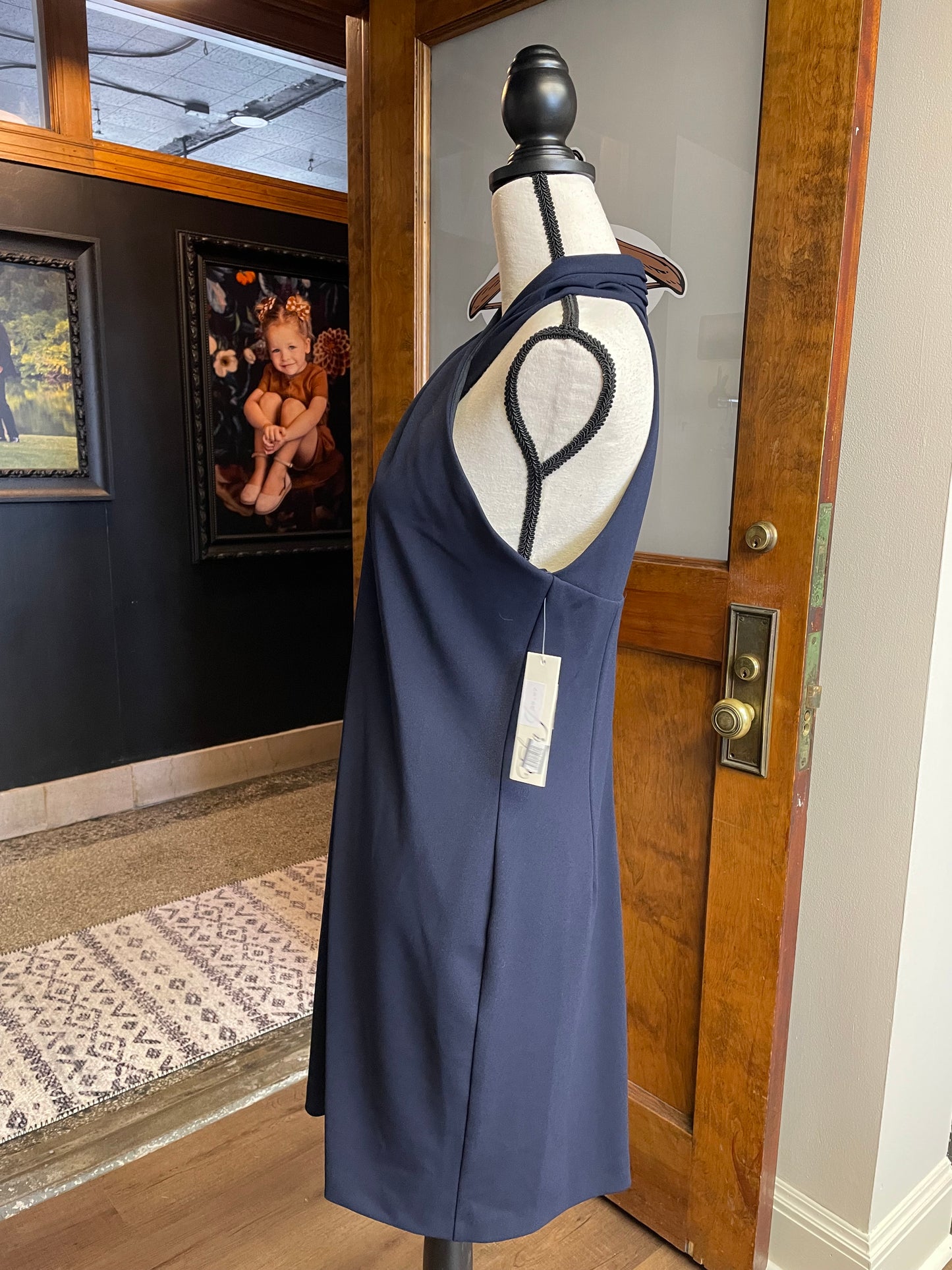Eliza J Sleeveless Cross Front Dress (12)
