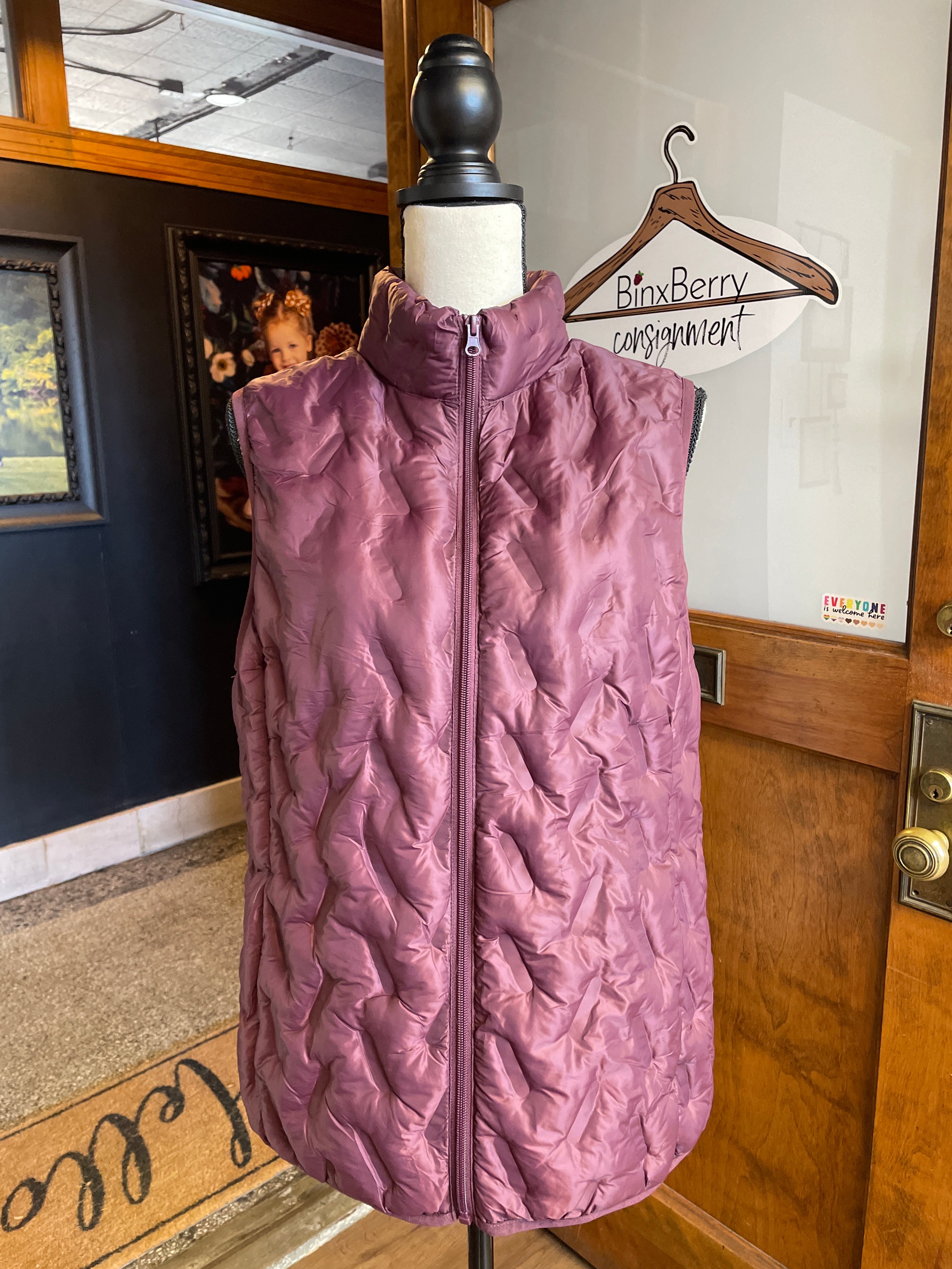 Tangerine Women's Puffer Vest (L)