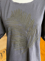 Chicos Embroidered Balloon Sleeve Top (0/S) - BinxBerry Consignment