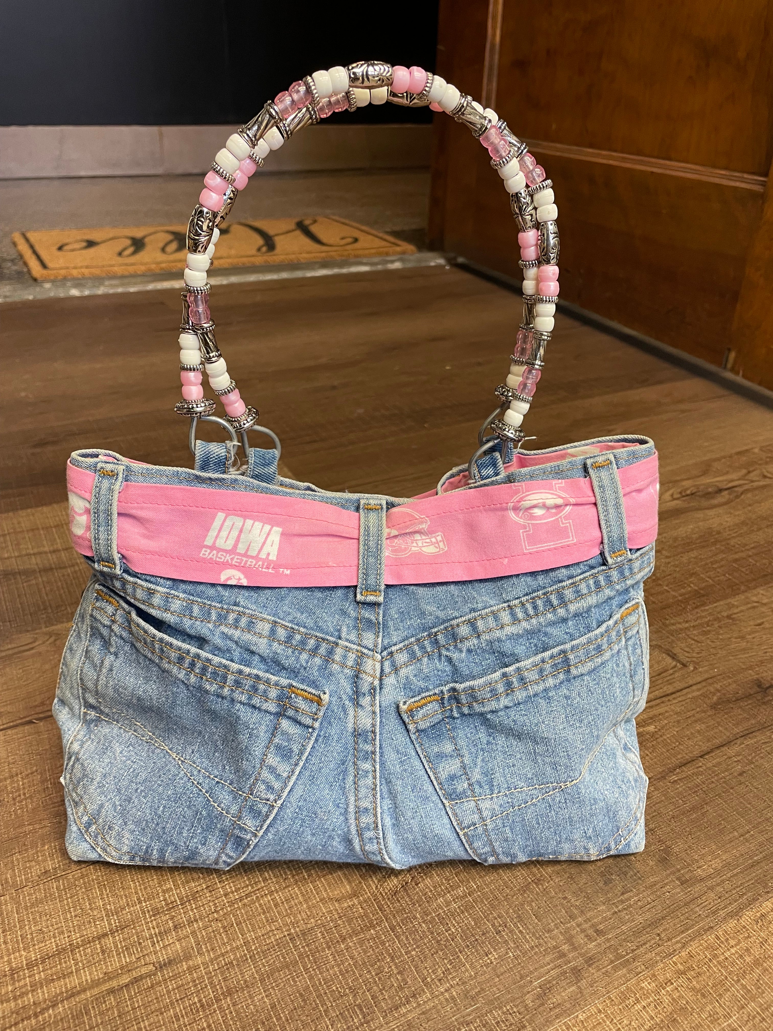 Iowa Hawkeye Denim Shoulder Bag