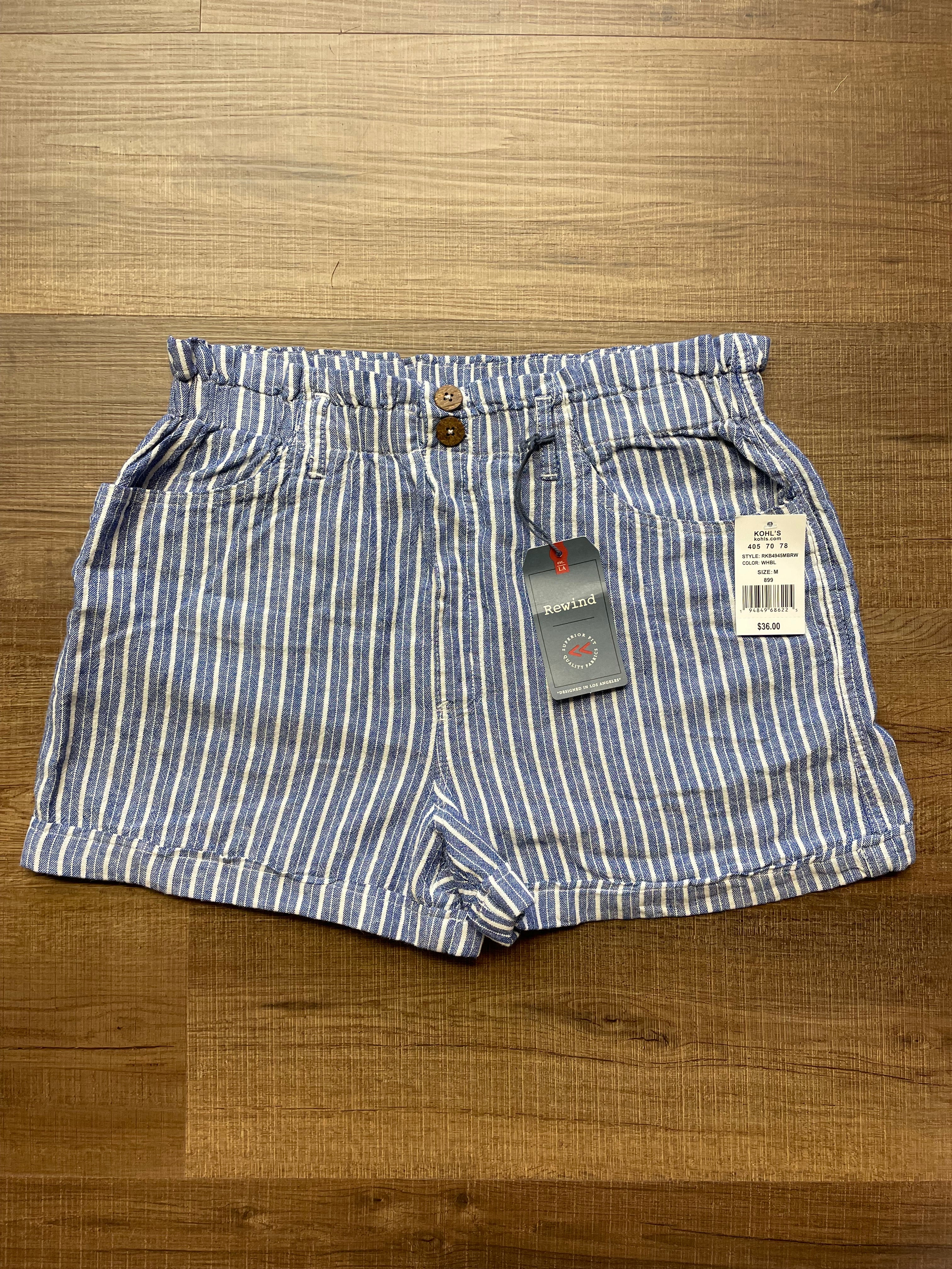 Rewind Women's Linen Blend Shorts (M)