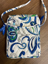 Vera Bradley Hipster Crossbody Mediterranean White