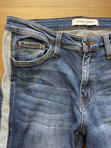 Flying Monkey Striped Leg Women's Jeans (29)