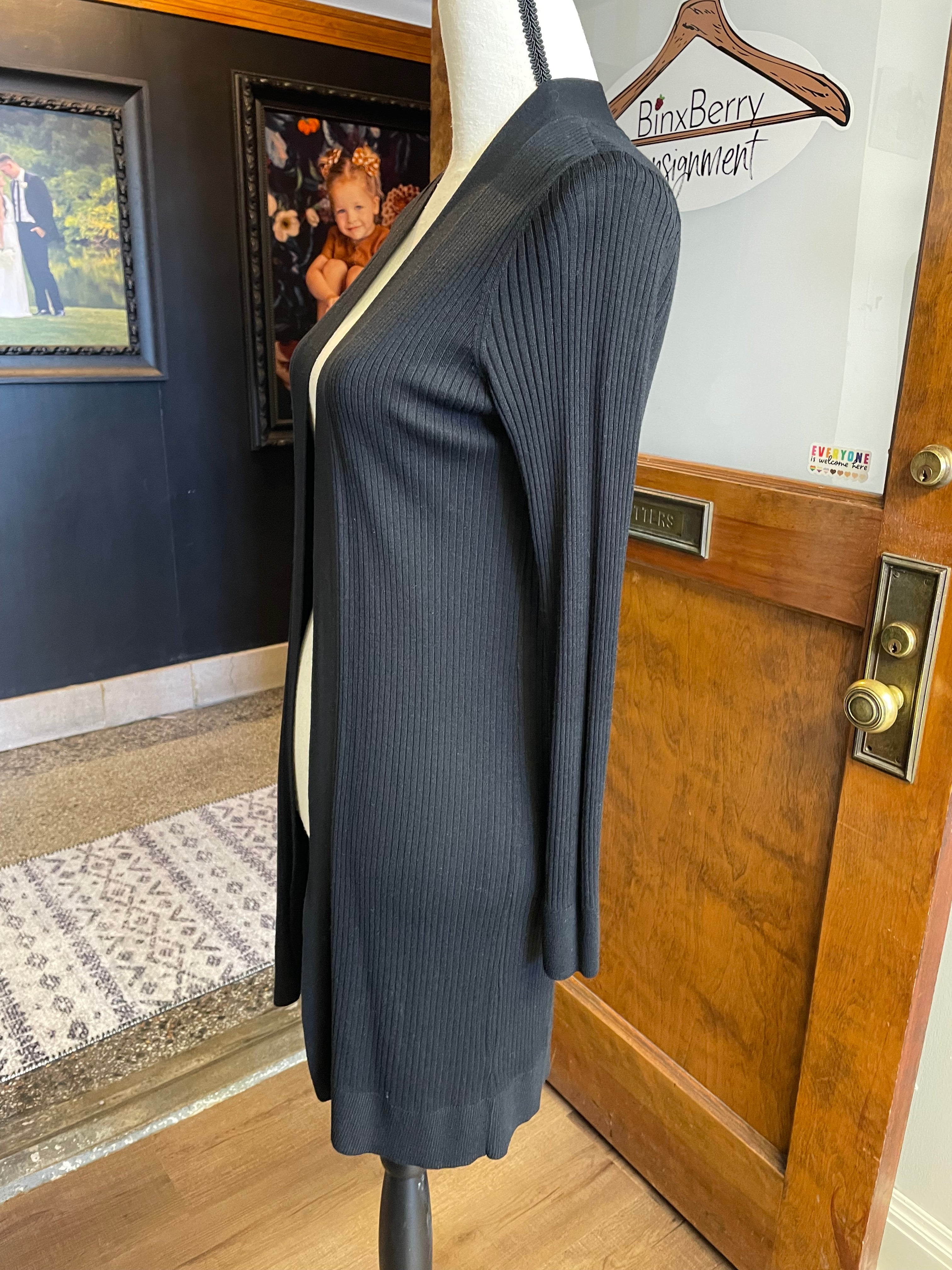 Loft Lightweight Ribbed Cardigan (XS)
