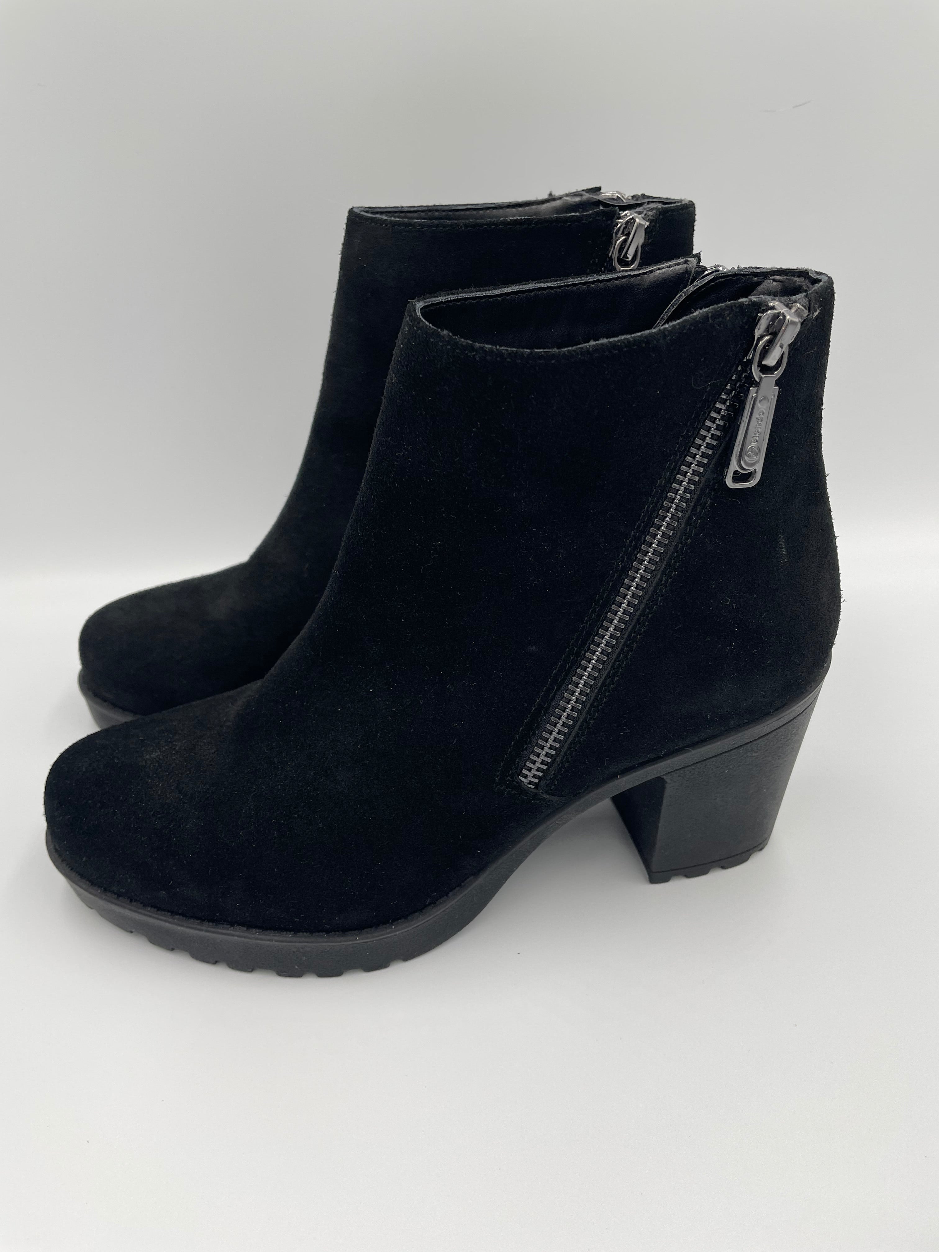 Blondo Waterproof Women's Suede Ankle Boots (7.5) - BinxBerry Consignment