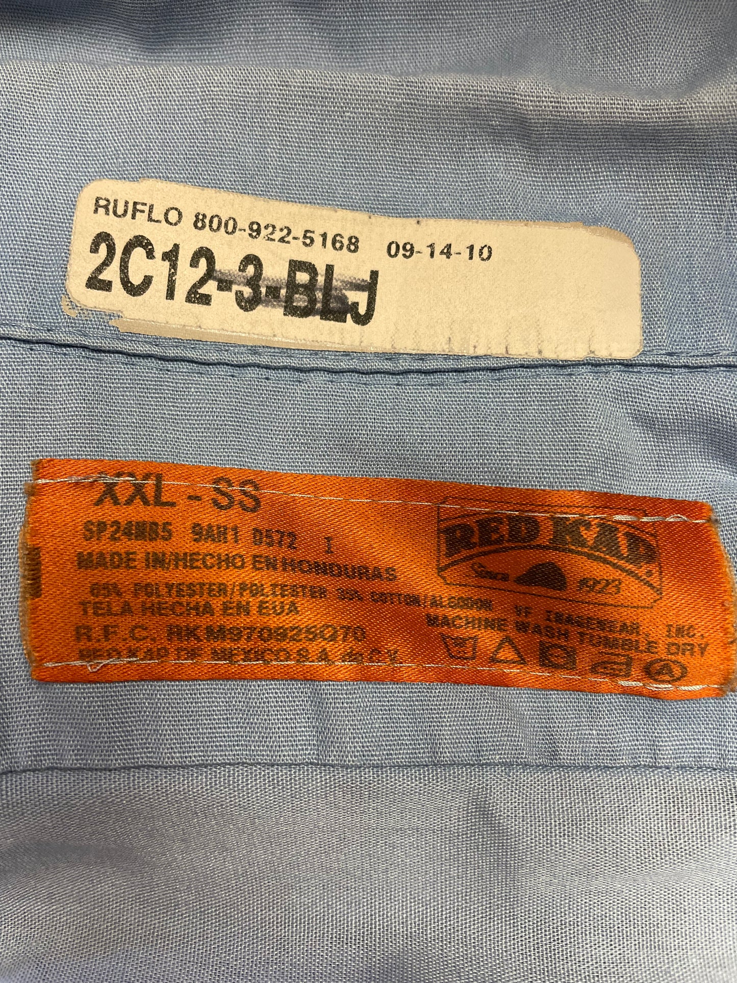 Red Kap Full Throttle Salon Button Down (XXL)